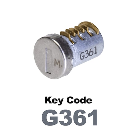 Global Replacement Lock Cylinder, For Master Key Applications, For use in Locks with Key Code G361 KC-SM-NK-361